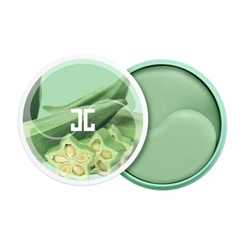 Патчи под глаза гидрогелевые с экстрактом плодов окры JAYJUN Okra Tea Eye Gel Patch 60 шт