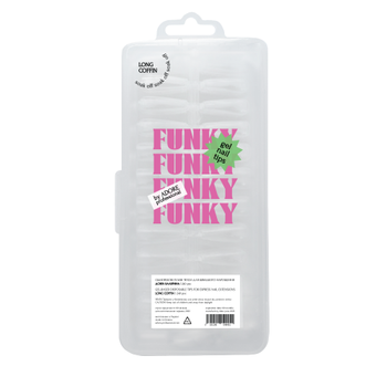 Типсы одноразовые для наращивания Adore Funky Gel Nail Tips Long coffin 240 шт