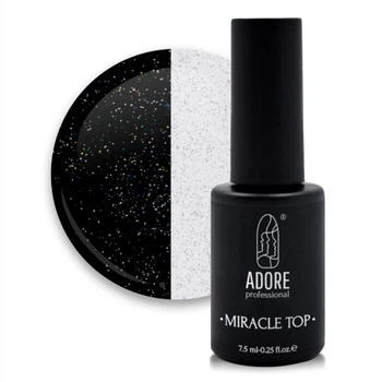 Закрепитель для гель-лака ADORE Miracle Top №5 Golographic Shimmer 7,5 мл