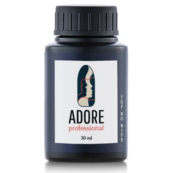Закрепитель для гель-лака без липкого слоя ADORE Top No Wipe 30 мл