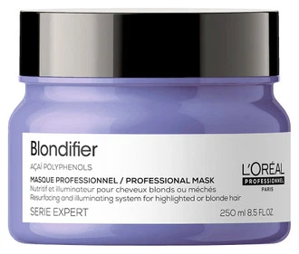 Маска для сияния и блеска волос Loreal Professionnel Serie Expert Blondifier Masque 250 мл