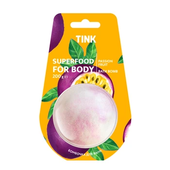 Бомбочка-гейзер для ванны Tink Passion Fruit 200 гр