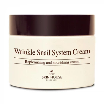 Крем улиточный для лица The Skin House Wrinkle Snail System Cream 50 мл