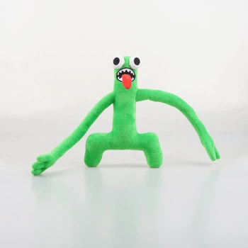 Мягкая игрушка - Зеленый радужный друг (Green) из Радужные друзья Rainbow Friends Roblox / длина 23 см (MI-19526)