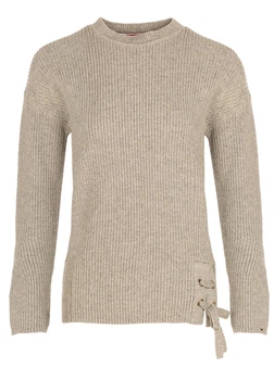 Светр жіночий Tommy Hilfiger вовняний сірий, розмір S (TH00001-39)