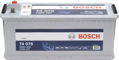 Акумулятор Bosch 170 Ah/1000 A (513x223x223/+L/B13) (0 092 T40 780)