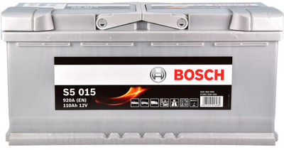 Аккумулятор Bosch 110 Ah/920 A (393x175x190/B13) S5 (0 092 S50 150)