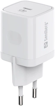Ładowarka Sandberg USB-C PD QC 3.0 20 W White (441-42)