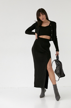 Zanna Midi Skirt Black