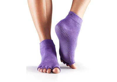 Носки для йоги ToeSox Half Toe Ankle Grip Light Purple M (39-42.5)
