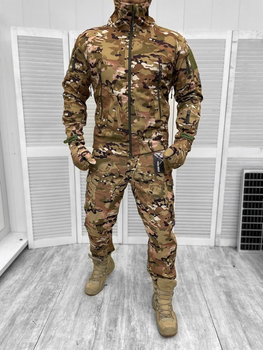 Тактическая теплая зимняя военная форма костюм ( Куртка + Штаны ), Камуфляж: Мультикам, Размер: L