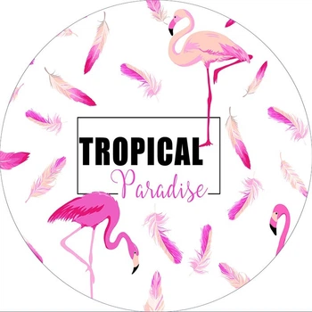 Полотенце круглое Bella Villa пляжное Ø150 см Tropical