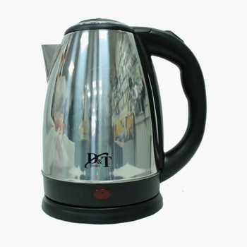 Электрический дисковый чайник D&T Smart DT 804 2 л 1800 Вт из нержавеющей стали