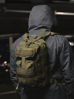Универсальный военно-тактический рюкзак 30 л олива