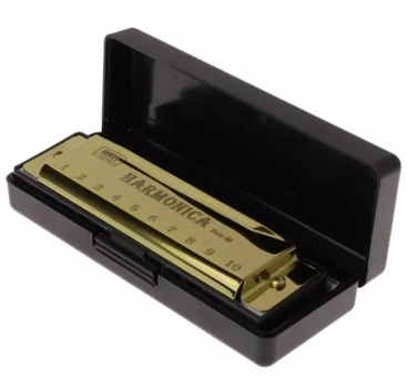 Губная гармошка диатоническая Avzhezh ABH12 C Gold