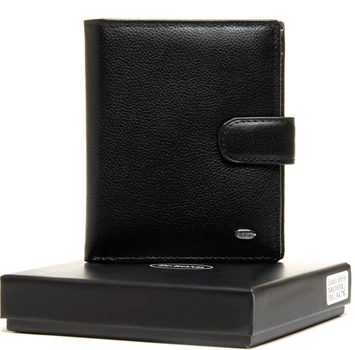 Мужской кожаный кошелек Dr. Bond M09L Black