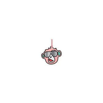 Брелок Kipling MONKEY FUN TAG Peachy Pink Fun (78Y) K00117_78Y