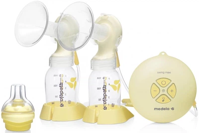 Двофазний електричний молоковідсмоктувач Medela Swing Maxi + Кальмі (смарт соска) (040.0013)