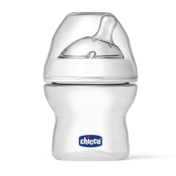 Пластикова пляшка Chicco Natural Feeling c силіконовою соскою 0+ нормальний потік 150 мл (80711.00.50)