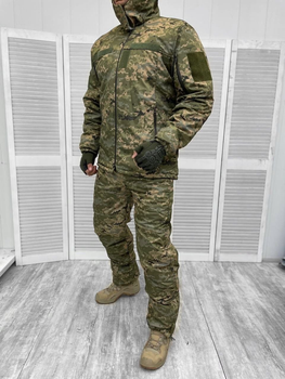 Тактическая зимняя военная форма explorer-35 (Куртка + Брюки) Камуфляж: Пиксель. Размер XL