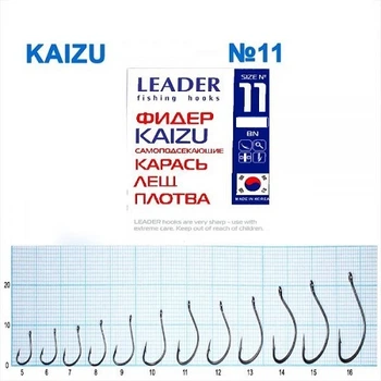 Крючок самоподсекающий Leader Kaizu BN № 11