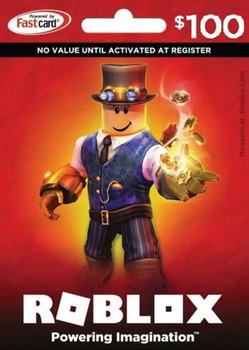 Карта оплаты Roblox Gift Card на 10000 ROBUX / 100$ (USD)