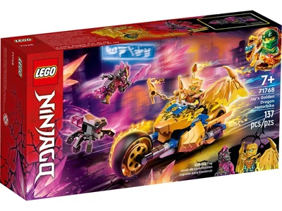 Конструктор Lego Ninjago Мотоцикл Золотого Дракона Джея 137 деталей (71768)