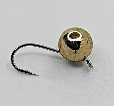Мормишка вольфр. Start Fishing Куля з вушком гач.№10 Gold 8 мм 4,9 г 001-080-3
