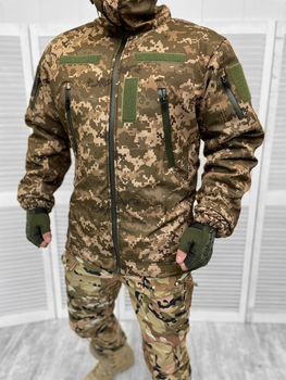 Тактична тепла зимова військова куртка - бушлат Tactic, Камуфляж: Піксель, Розмір: XXL