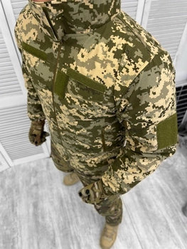 Тактическая теплая зимняя военная куртка - бушлат Ukr-Tac , Камуфляж: Пиксель ВСУ, Размер: M