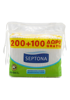 Ватные палочки Septona (запаска) 200+100 шт