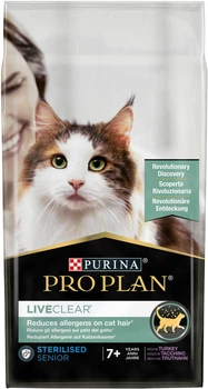 Корм Purina Pro Plan Live Clear Sterilised Senior 7+ Turkey