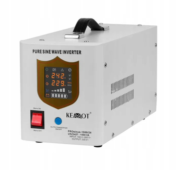 Источник бесперебойного питания (ИБП) Kemot 1000/1500W 24v (Белый)