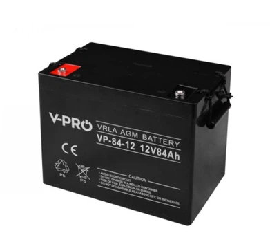 Акумулятор Volt Polska AGM VRLAv-Pro 12v 84Ач (Чорний) АКБ