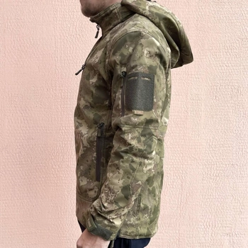 Куртка мужская тактическая военная военная Мультикам Combat Турция Софтшел Soft-Shell ВСУ (ЗСУ) XXXL 80721 TK_3274 DM-3t