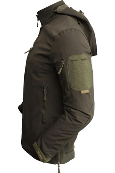 Куртка мужская тактическая военная военная Combat Турция Софтшел Soft-Shell ВСУ (ЗСУ) XXXL 8181 оливковая TK_3274 DM-3t