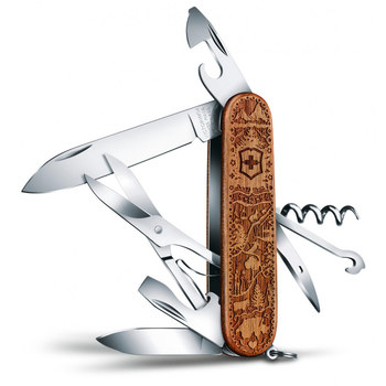 Складаний ніж Victorinox CLIMBER WOOD Swiss Spirit SE (Lim.Ed. 12000) 1.3701.63L21