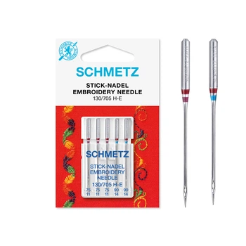 Иглы SCHMETZ для вышивки №75-90 (5 шт.) 130-705E-ASS