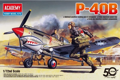 Збірна модель P-40B TOMAHAWK масштаб 1:72 Academy (12456)