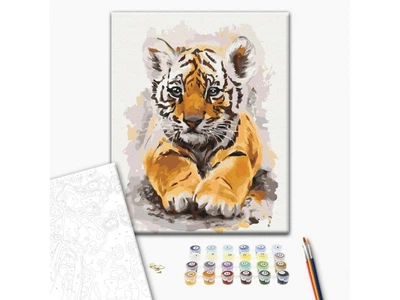 Картина за номерами Миле тигренятко, Brushme (40х50 см)