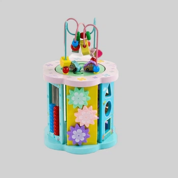 Деревянная игрушка "Куб логика 4FUN Game Club wood". Multicolor (101121)