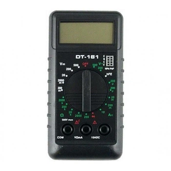 Цифровой мультиметр DT-181 100 мкВ Тестер вольтметр с термопара с 2 щупы (49903IM)