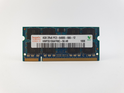 Оперативная память для ноутбука SODIMM Hynix DDR2 4Gb 800MHz PC2-6400S (HMP351S6AFR8C-S6) 10312 Б/У