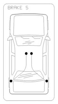 Трос ручного гальма задній Astra J 10- правий (1814/1687) Cofle (115830)