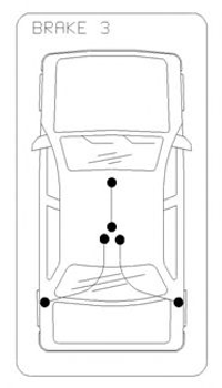 Трос ручного гальма задній Sprinter/Crafter 06- (5t) лівий=правий (1432/1112) Cofle (109892)