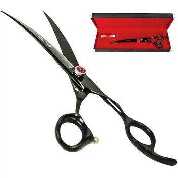 Ножницы изогнутые для стрижки собак Davis Majutsu Titanium Curved (S.MT8C)