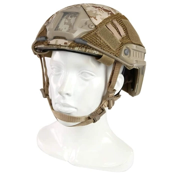 Чехол Кавер на тактический шлем каску Fast (Фаст), Pixel Coyote - DD (124680)