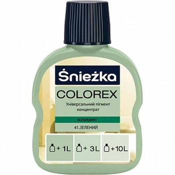 Краситель Sniezka COLOREX №41 (зелёный) пигментный концентрат 100мл