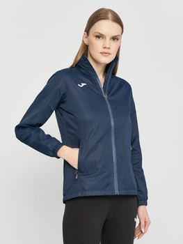 Спортивна вітрівка з капюшоном жіноча Joma Trivor 901428.331 M Темно-синя (8424309553586)