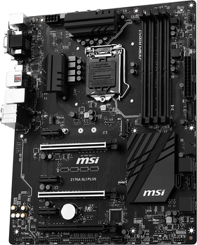 Материнская плата MSI Z170A SLI Plus (s1151, Intel Z170, PCI-Ex16), б/у
